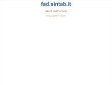 Tablet Screenshot of fad.sintab.it